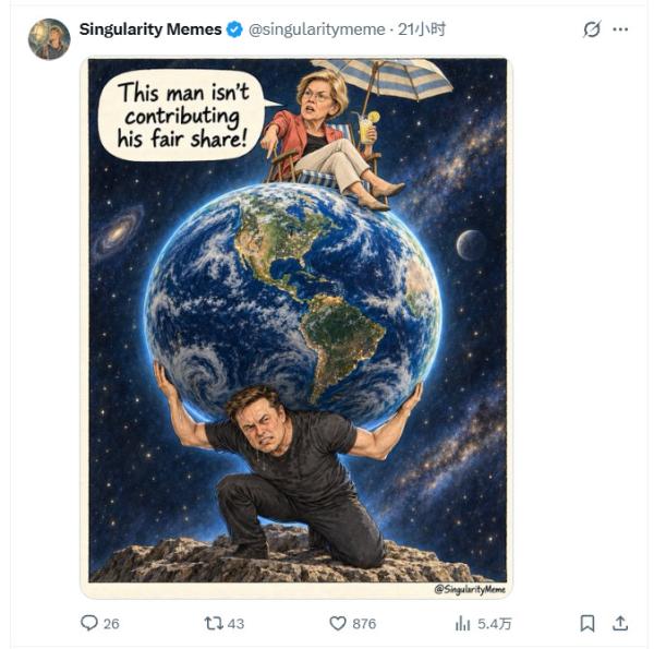马斯克计划向7300万美国儿童赠送SpaceX股份 价值超百亿美元